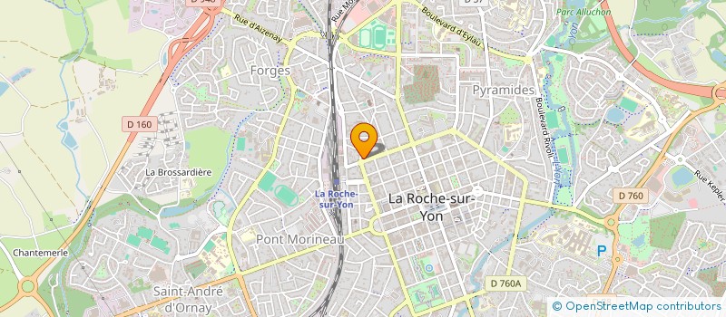 localisation de l'entreprise GOMOT - JOSSET - HERMOUET - COUE à LA ROCHE-SUR-YON