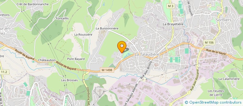 localisation de l'entreprise GOMY 3  LA TALAUDIERE