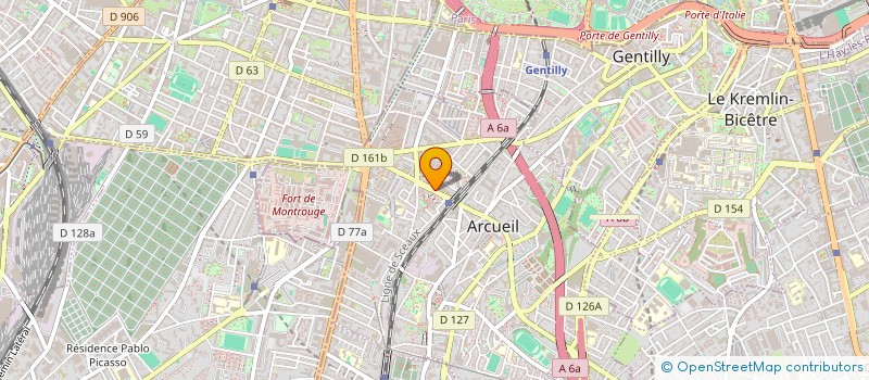 localisation de l'entreprise GON NETTOYAGE  ARCUEIL