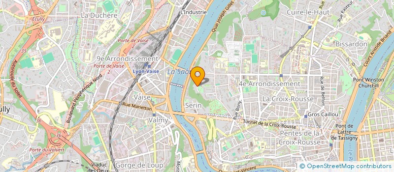localisation de l'entreprise GONARD-PRESS à LYON 4EME