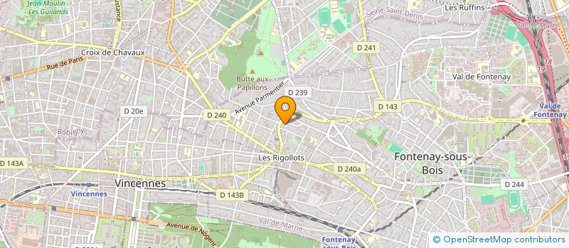 localisation de l'entreprise GONATH à FONTENAY-SOUS-BOIS