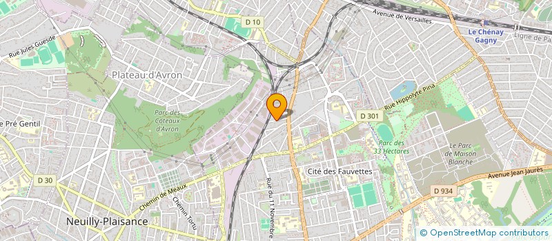 localisation de l'entreprise GONCALVES à NEUILLY-SUR-MARNE