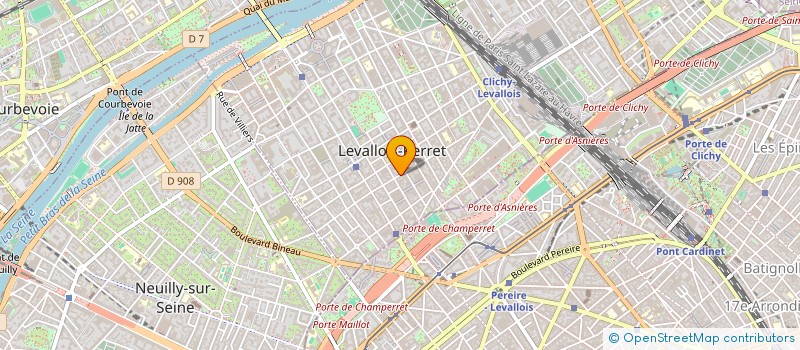 localisation de l'entreprise GONCALVES à LEVALLOIS-PERRET