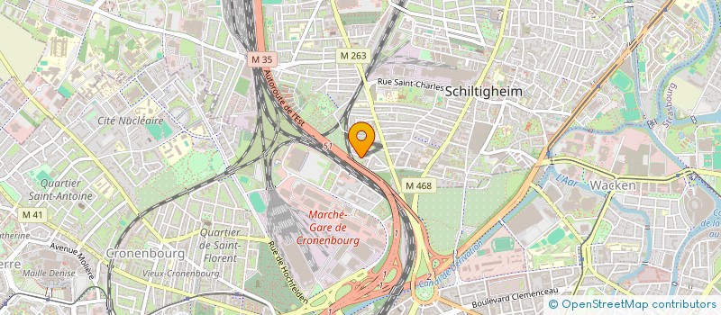 localisation de l'entreprise GONCALVES  SCHILTIGHEIM