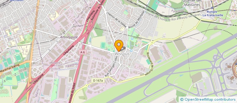 localisation de l'entreprise GONCALVES à WISSOUS