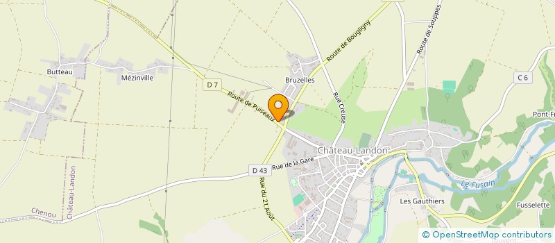 localisation de l'entreprise GONCALVES  CHATEAU-LANDON