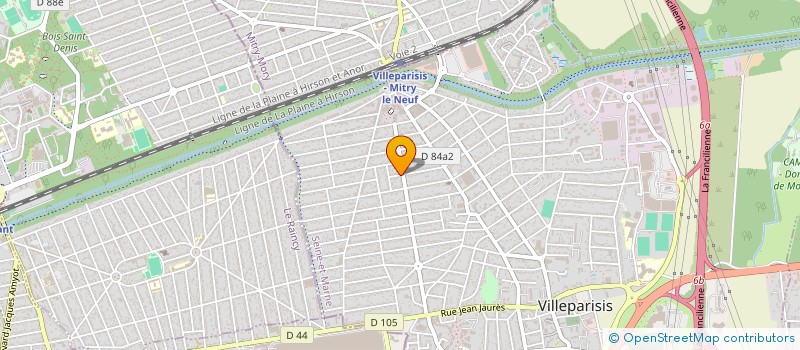 localisation de l'entreprise GONCALVES  VILLEPARISIS