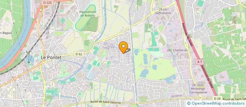 localisation de l'entreprise GONCALVES  LE PONTET