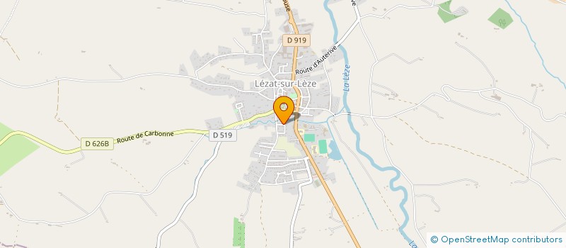 localisation de l'entreprise GONCALVES à LEZAT-SUR-LEZE