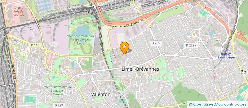 localisation de l'entreprise GONCALVES ADRIEN EURL à LIMEIL-BREVANNES