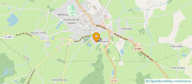 localisation de l'entreprise GONCALVES AIRES MARIO  SAULIEU