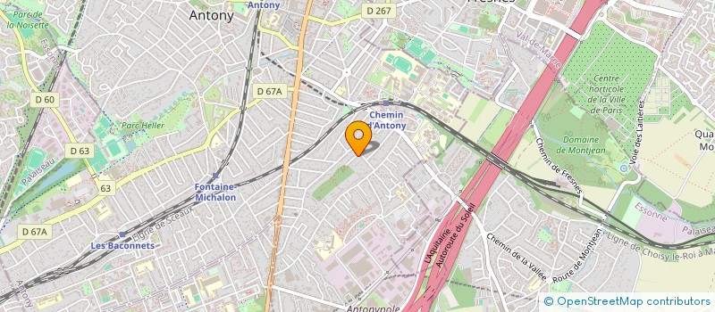 localisation de l'entreprise GONCALVES DA COSTA à ANTONY