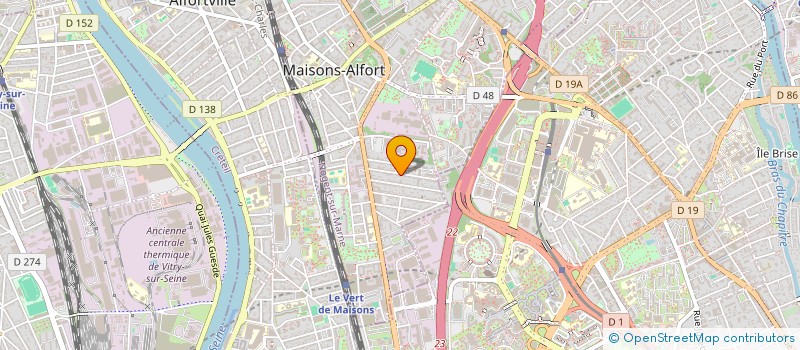 localisation de l'entreprise GONCALVES EDUARDO  MAISONS-ALFORT