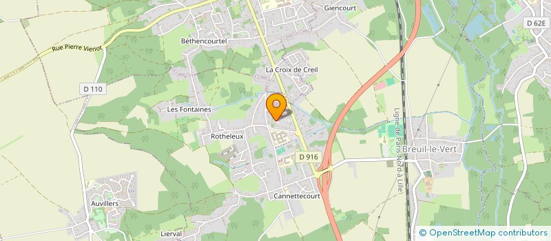 localisation de l'entreprise GONCALVES FERNANDO  BREUIL-LE-VERT