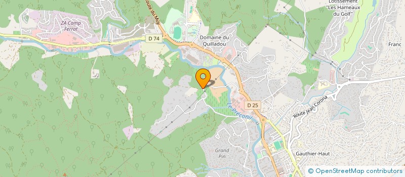 localisation de l'entreprise GONCALVES & FILS ELECTRICITE à SAINTE-MAXIME