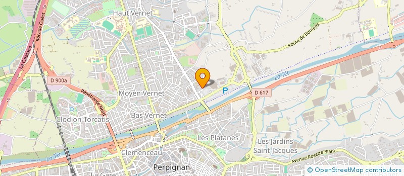 localisation de l'entreprise GONCALVES FLORIAN  PERPIGNAN