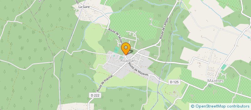 localisation de l'entreprise GONCALVES HOLDING  ROAILLAN