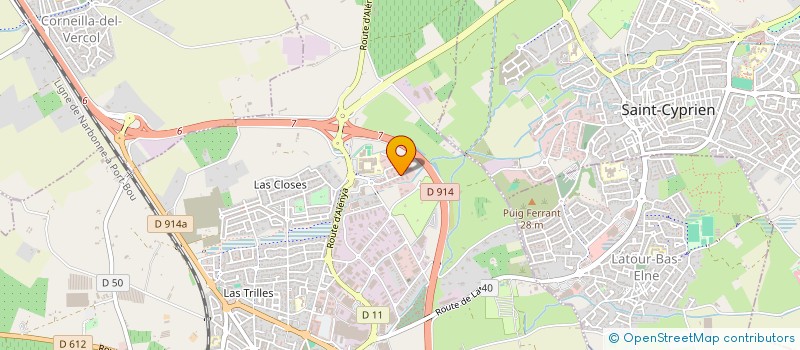 localisation de l'entreprise GONCALVES IMMOBILIER  ELNE