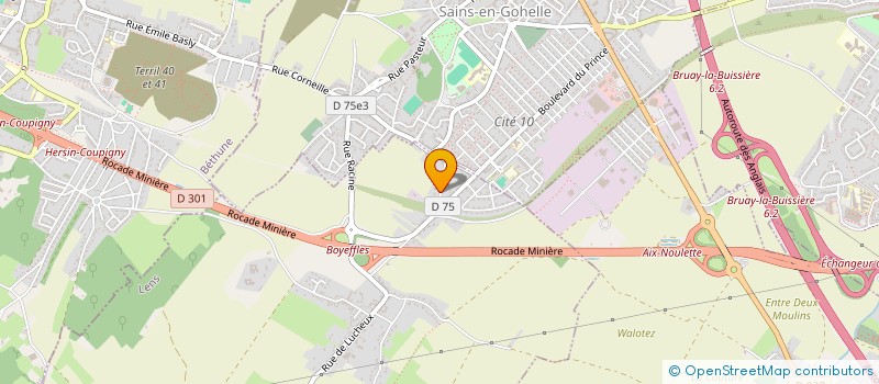 localisation de l'entreprise GONCALVES IMMOBILIER  BOUVIGNY-BOYEFFLES