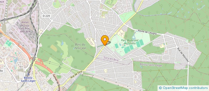 localisation de l'entreprise GONCALVES MULTISERVICES PLUS à SUCY-EN-BRIE