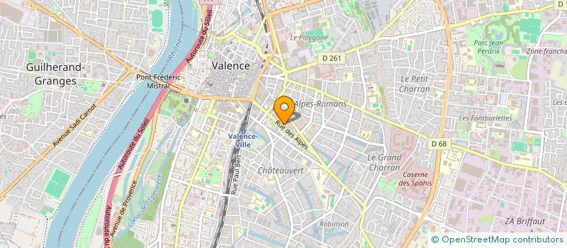 localisation de l'entreprise GONCALVES NDOYE à VALENCE