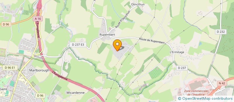 localisation de l'entreprise GONCALVES RENOV OPALE  WIMILLE