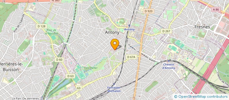localisation de l'entreprise GONCALVES RENOVATION à ANTONY