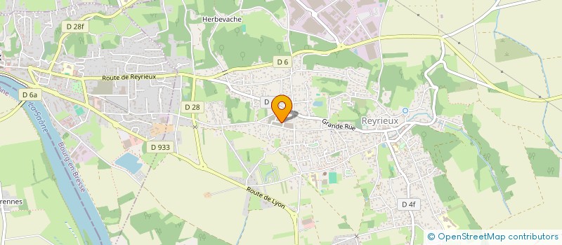 localisation de l'entreprise GONCALVES & SILVA à REYRIEUX