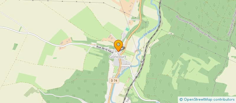 localisation de l'entreprise GONCOURT AUTREMENT à BOURMONT-ENTRE-MEUSE-ET-MOUZON
