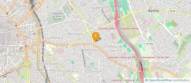 localisation de l'entreprise GONDA 5 à TOULOUSE