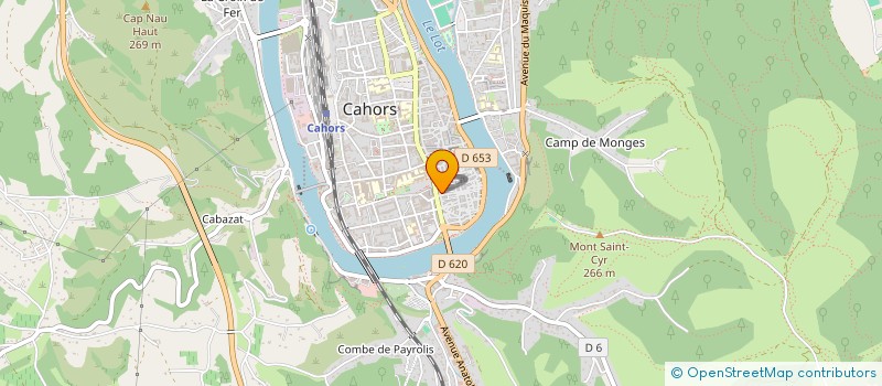 localisation de l'entreprise GONDAL INVEST  CAHORS