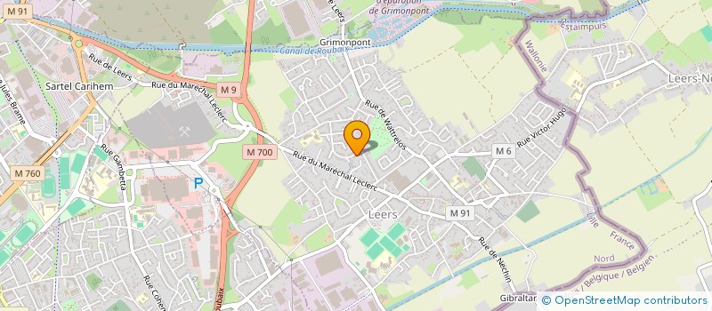 localisation de l'entreprise GONDAL PRODUCTION  LEERS