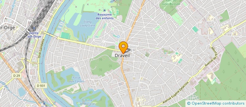 localisation de l'entreprise GONDALENOR à DRAVEIL