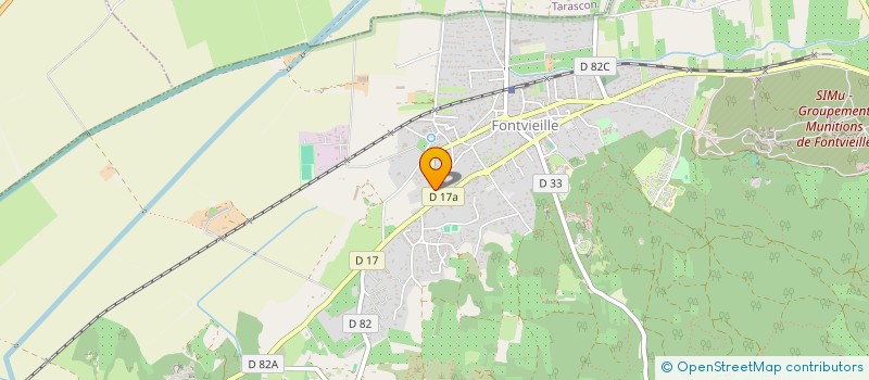 localisation de l'entreprise GONDARD  FONTVIEILLE