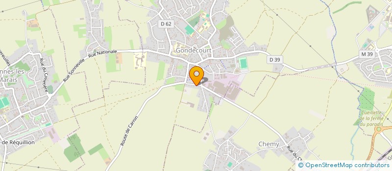 localisation de l'entreprise GONDECOURT PATRIMOINE  GONDECOURT