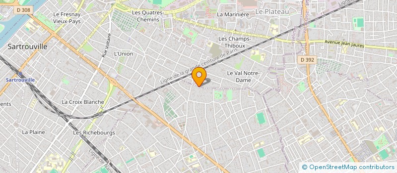 localisation de l'entreprise GONDOMAR FINANCES à HOUILLES