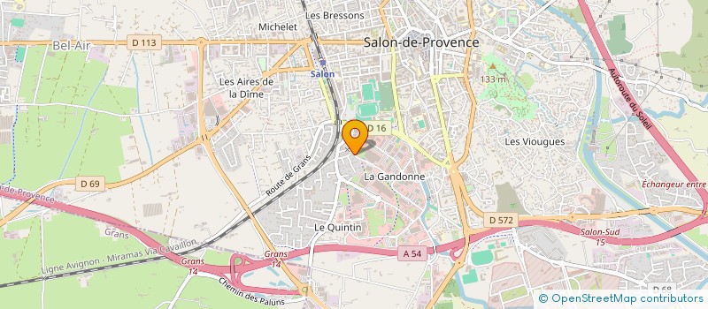 localisation de l'entreprise GONDRA  SALON-DE-PROVENCE