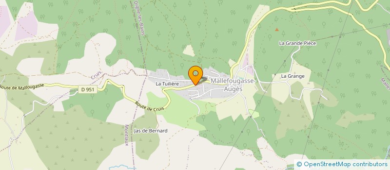 localisation de l'entreprise GONDRAN à MALLEFOUGASSE-AUGES