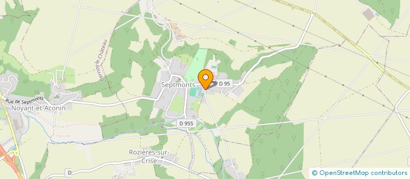 localisation de l'entreprise GONDREX  SEPTMONTS