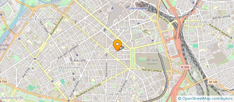 localisation de l'entreprise GONDWANA à LILLE