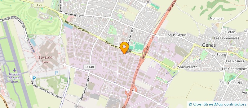 localisation de l'entreprise GONE ENVIRONNEMENT à CHASSIEU