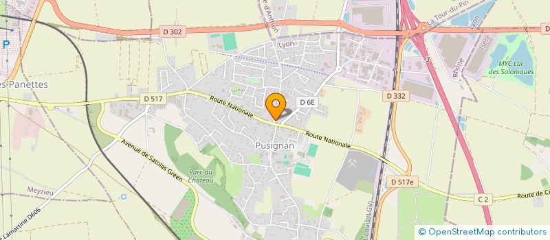 localisation de l'entreprise GONE'S SMOKER  PUSIGNAN