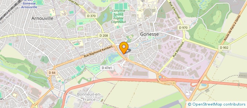 localisation de l'entreprise GONE4 à GONESSE