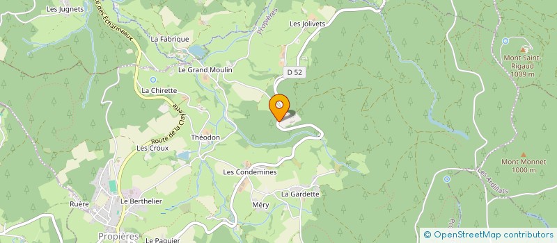 localisation de l'entreprise GONES DE LA FARGE  PROPIERES