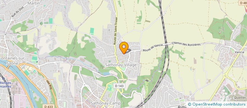 localisation de l'entreprise GONES N'ROSETTES  SATHONAY-VILLAGE