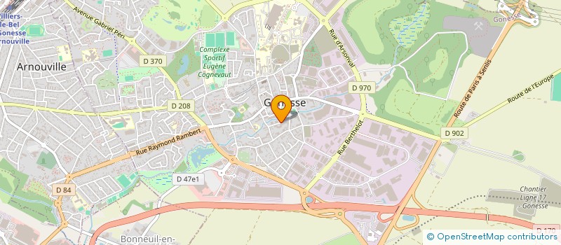 localisation de l'entreprise GONESS'BIG BAND à GONESSE