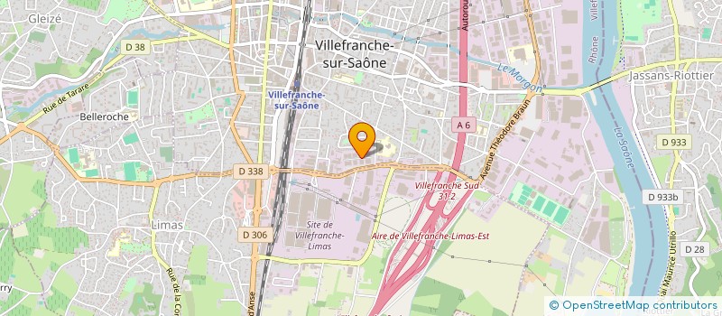 localisation de l'entreprise GONET PERRUT ELECTRICITE à VILLEFRANCHE-SUR-SAONE