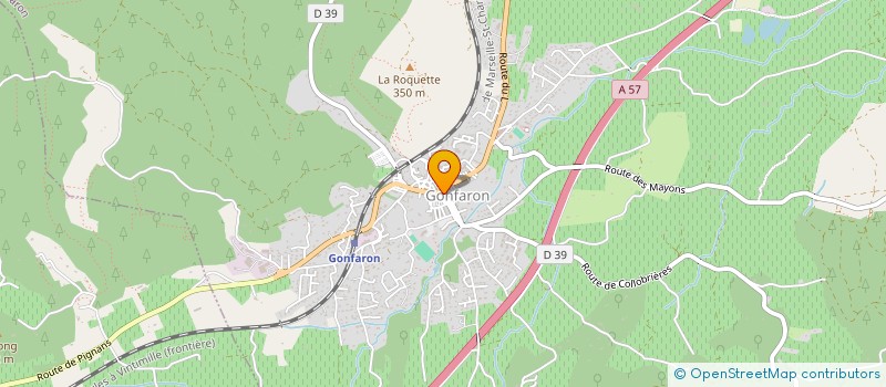 localisation de l'entreprise GONFARON.NET  GONFARON