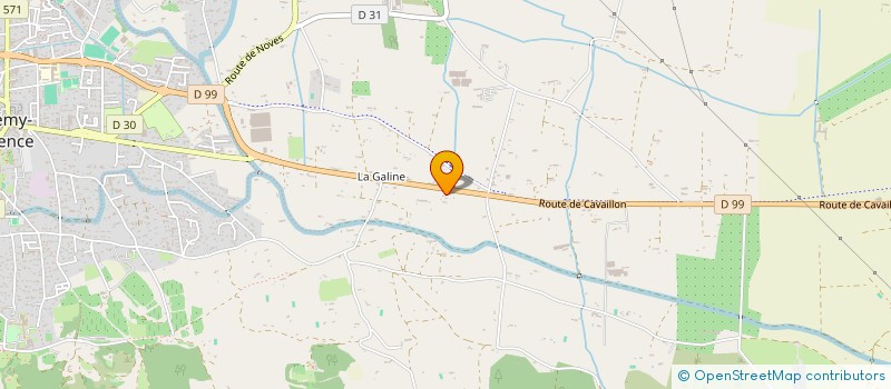 localisation de l'entreprise GONFOND  ST REMY DE PROVENCE