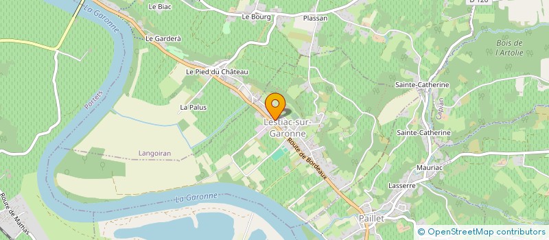 localisation de l'entreprise GONFRIER FRERES SERVICES à LESTIAC-SUR-GARONNE